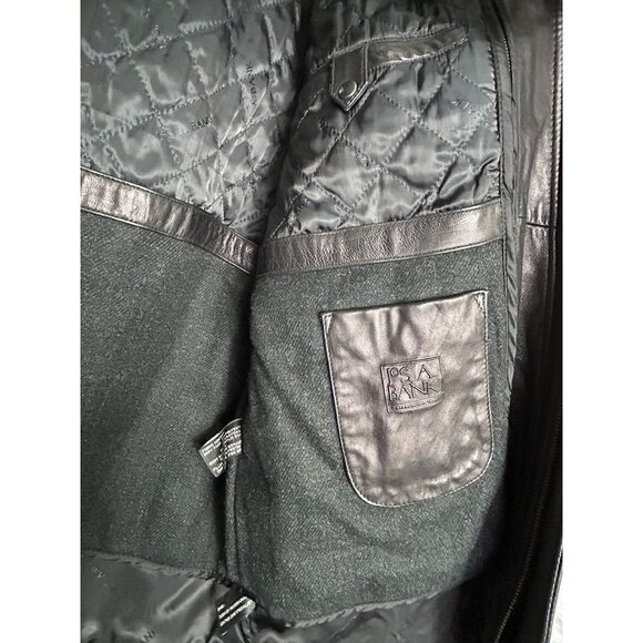 Jos. A. Bank Men’s Signature Collection Leather Jacket w/ Liner in Black - Sz L - Picture 5 of 10